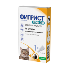 Фиприст Комбо (КРКА) для кошек и хорьков, 1пип/уп.