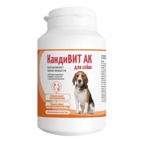 КандиВИТ АК, кормовая добавка для обогащения рационов собак, 50 таб.