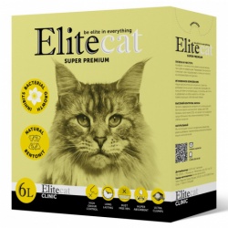 ELITECAT "CLINIC" Наполнитель комкующийся антибактериальный