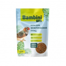 Bambini Pets Корм для экзотических птиц, 400 г