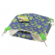 Bambini Pets Гамак подвесной из фетра для грызунов и хорьков Двухуровневый, 23 х 23 х 6 см