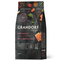 GRANDORF FRESH DOG Salmon MED&MAXI сухой корм для собак средних и крупных пород, лосось, батат