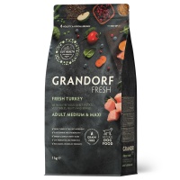 GRANDORF FRESH DOG Turkey MED&MAXI сухой корм для собак средних и крупных пород, индейка, батат