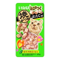 INABA запеченное лакомство для кошек Tobitsuku Yakikatsuo со вкусом морского гребешка, 25 г