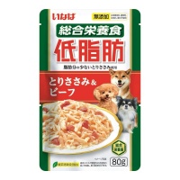 INABA влажный корм для собак Teishibo Куриное филе и говядина в желе, 80 г