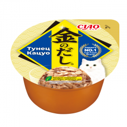 INABA CIAO влажный корм для кошек Kinnodashi cup Тунец Кацуо, 70 г