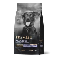 Premier Dog Salmon&Turkey ADULT Medium сухой корм для собак мелких пород, индейка и лосось