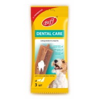 Жевательный снек Biff Dental Care с говядиной для собак мелких пород