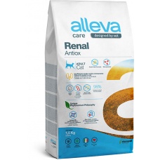Alleva Care Cat Adult Renal-Antiox сухой корм для кошек для поддержки функции почек 1,5 кг