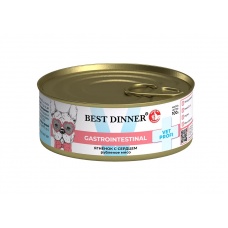 Best Dinner Exclusive Vet Profi Gastro Intestinal консервы для собак Ягненок с сердцем 100 г