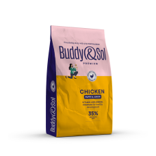 Buddy Sol сухой корм для щенков и юниоров всех пород, курица