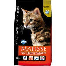 Farmina Matisse Сухой корм для стерилизованных кошек и кастрированных котов, лосось