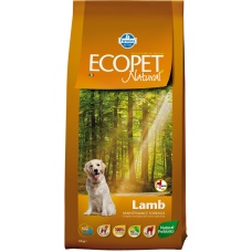 Ecopet Natural Сухой корм для взрослых собак Maxi, ягненок, 12 кг
