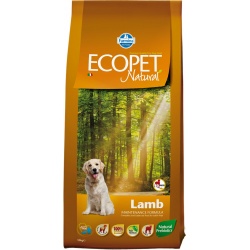 Ecopet Natural Сухой корм для взрослых собак Maxi, ягненок, 12 кг