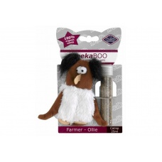 EBI Игрушка для кошек мягкая с кошачьей мятой "Farmer-Ollie", 10см