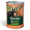 Monge Dog BWild GRAIN FREE Mini беззерновые консервы из утки с тыквой и кабачками для взрослых собак мелких пород 400г