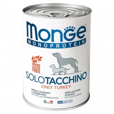 Monge Dog Monoprotein Solo консервы для собак паштет из индейки