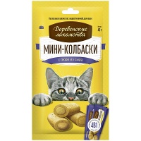 Деревенские лакомства. Мини-колбаски с пюре из сыра, 4х10г