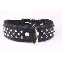 ZOOLESZCZ Ошейник для собак "Studs", черный