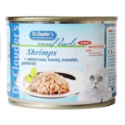 Dr. Cluader's Selected Pearls Shrimps консервы корм с креветками для кошек, 200г