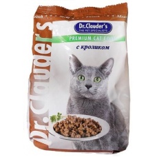 Dr. Cluader's cухой корм с КРОЛИКОМ для кошек, 15 кг