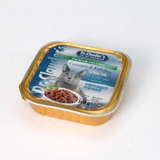 Dr. Cluader's корм с креветками и треской для кошек (aculaps), 100 г