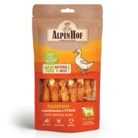 AlpenHof Лакомство Жевательные палочки с уткой для средля круп собак 80г