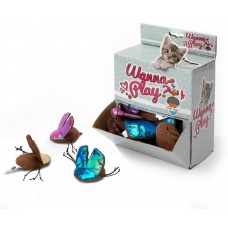 EBI Игрушка для кошек мягкая "Блестящий жук", 7х6см, (1шт.)