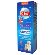 Cliny Зубная паста кальций + 75мл