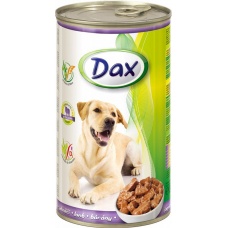 Dax консервы с ягненком для собак, 1.24 кг