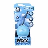 EBI Игрушка для кошек интерактивная "Foxy", голубая, 25х13х8см