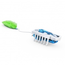 HEXBUG Игрушка для кошек интерактивная, микроробот "Нано Той", голубая, 4,5х1,5х1,5см
