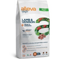 Сухой корм для взрослых собак мелких поро Alleva Holistic Lamb & Venison + Hemp & Ginseng Mini