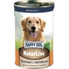 ХэппиДог Natur Line Консервы для собак, Ягненок с индейкой, 0,410 кг 72243