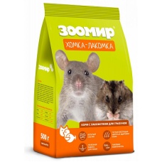 ХОМКА-ЛАКОМКА Корм-лакомство для грызунов, 500г