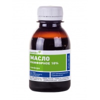 Масло камфорное 10%  фл.100 мл (Фармакс)