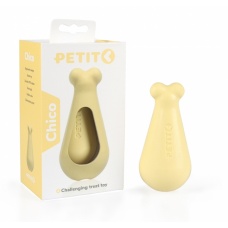 PETIT Игрушка для щенков развивающая "Chico", желтая, 12x6x6cм