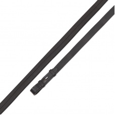 SHIRES Повод "Rubber", 138х2 см, черный