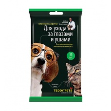 Teddy Pets Салфетки для ухода за глазами и ушами (Авангард) 50 шт.