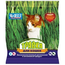 Травка для кошек 30г (пакет) АВЗ