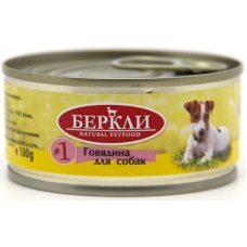 Беркли консервы для собак, говядина 100 г