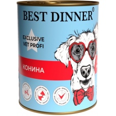 Best Dinner Exclusive Vet Profi Gastro Intestinal консервы для собак Конина