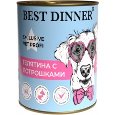 Best Dinner Exclusive Vet Profi Gastro Intestinal консервы для собак Телятина с потрошками