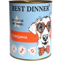 Best Dinner Exclusive Vet Profi Mobility консервы для собак, говядина 340 г