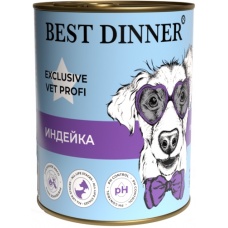 Best Dinner Exclusive Vet Profi Urinary консервы для собак Индейка