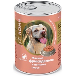 Dog Lunchконсервы для собак Мясные фрикадельки в нежном соусе Баранина