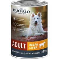 Mr.Buffalo ADULT консервы для собак Говядина и печень