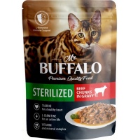 Mr.Buffalo STERILIZED пауч.для стерил. кошек Говядина в соусе