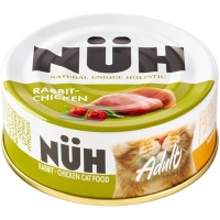 Nuh консервы для кошек б/зерн. Кролик и цыплёнок