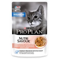Pro Plan Pouch консервы для домашних кошек в соусе лосось